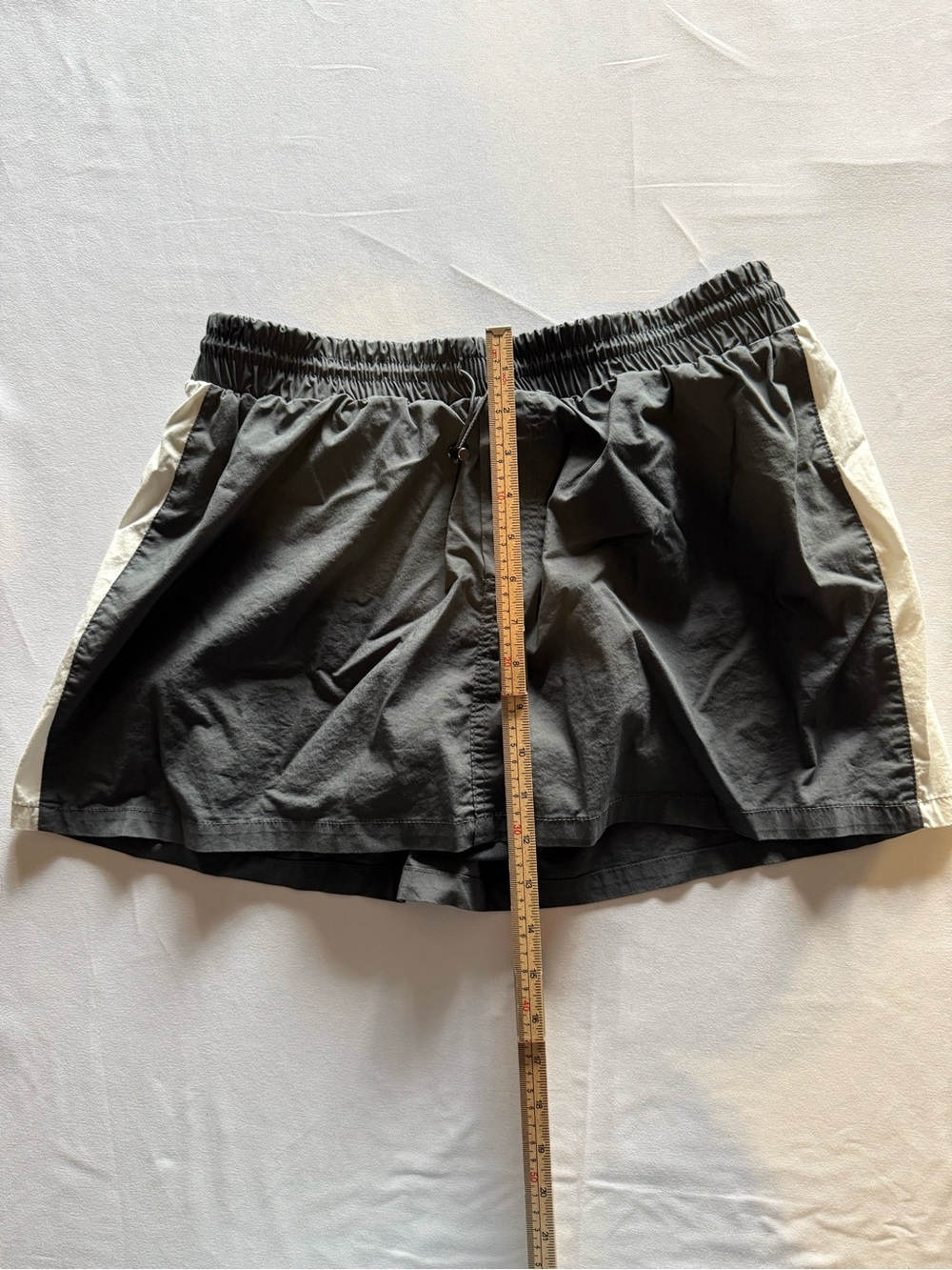 Windsor Black Athletic Shorts with White Side Panels